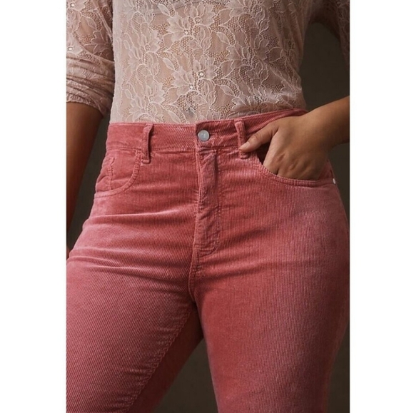 Anthropologie Pilcro The Yaya Women's Plus Size 22W Midrise Corduroy Crop Pants - Picture 4 of 16